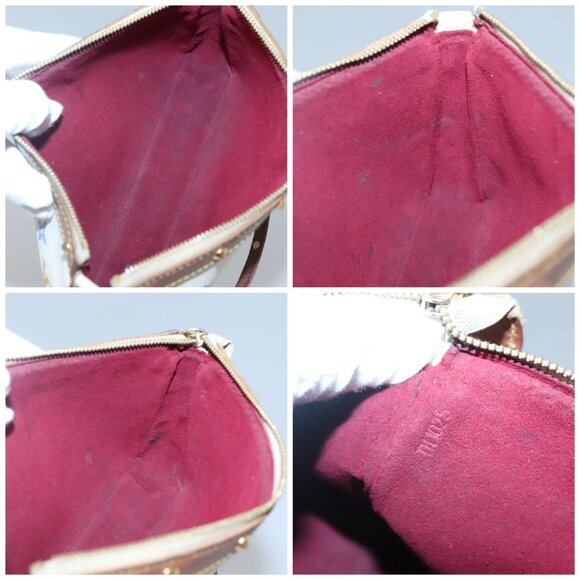 LOUIS VUITTON Multicolor Pochette Accessoires Pouch White M92649 Auth 120819 - Picture 15 of 16